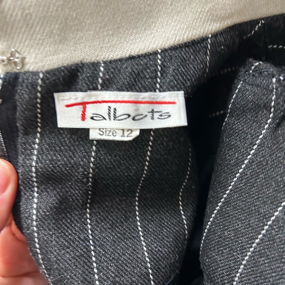 Vintage Talbots Career Dress Working Girl Wednesday Adams Costume Size 12 - Picture 2 of 14